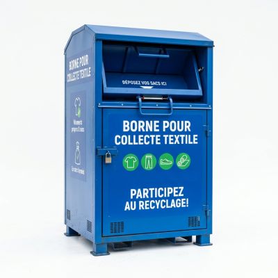 borne collecte textile