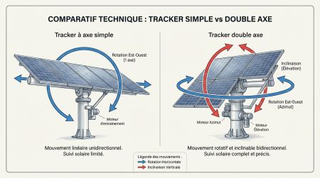 Comparatif tracker simple double