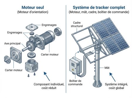 Moteur seul vs tracker complet