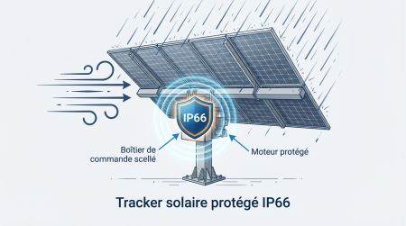 Tracker solaire protégé IP66