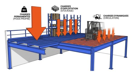 Charges sur mezzanine