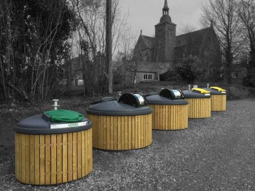 conteneur semi-enterré EMP Rotomoulage