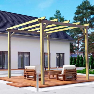 pergola autoportée en bois