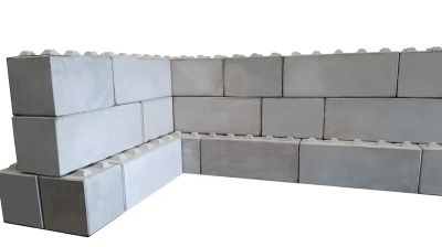 bloc béton empilable pour muret de séparation