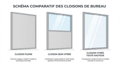 type de cloison amovible