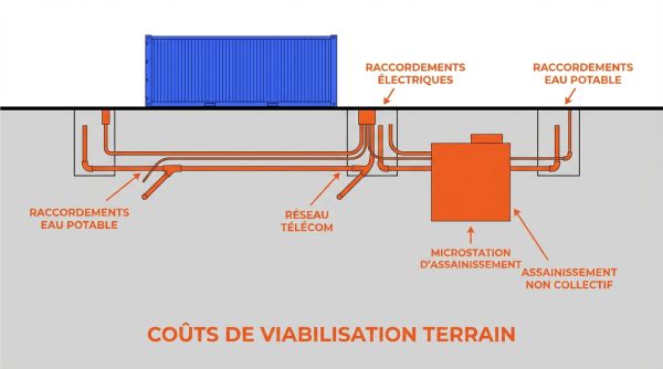 Coûts de viabilisation terrain