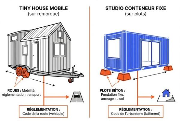 different tiny house