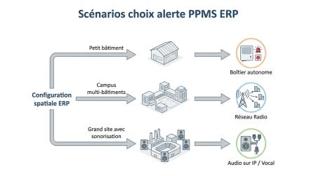 Scénarios choix alerte PPMS ERP