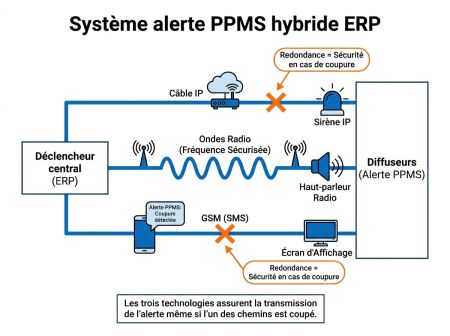 Système alerte PPMS hybride ERP