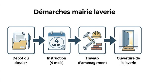 Démarches mairie laverie