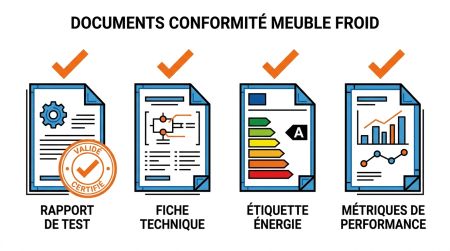 Documents conformité meuble froid
