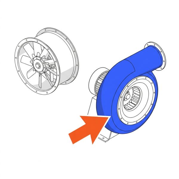 Ventilateurs axial et radial séchoir foin