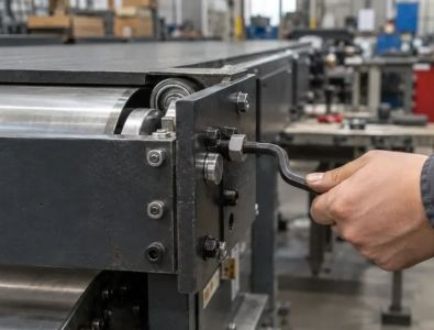 Comment centrer et régler la tension d'une bande transporteuse ?