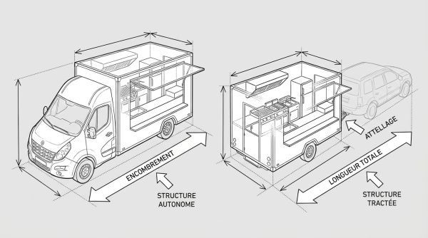 Comparatif camion et remorque food truck