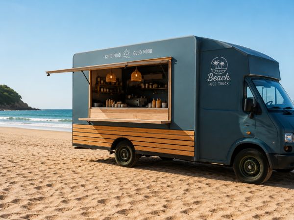 food truck plage