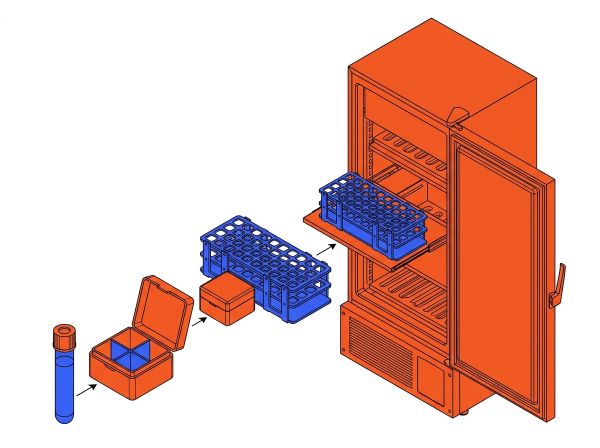 Calcul volume utile congélateur de labo