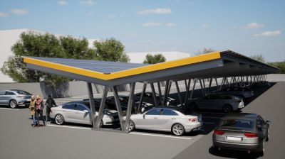 Combien coûte une ombrière photovoltaïque de parking ?
