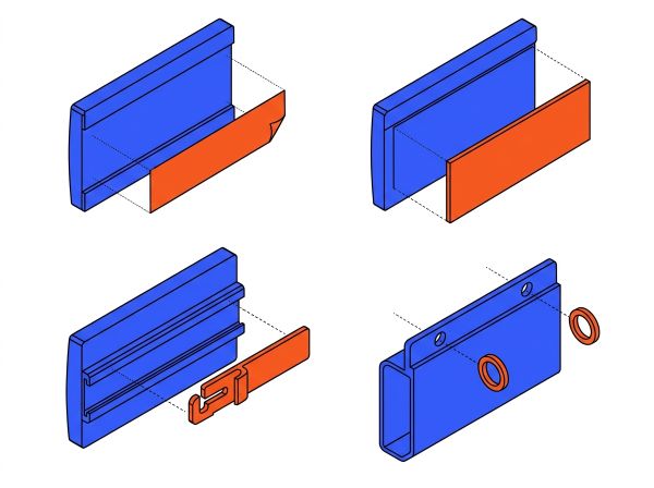 Fixations de porte-étiquettes