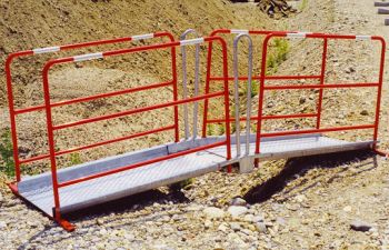 Passerelle de chantier extérieur