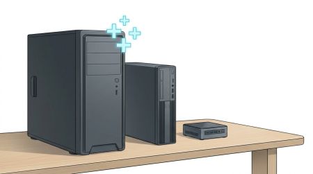 Comparatif formats Tour, SFF et Mini-PC pro