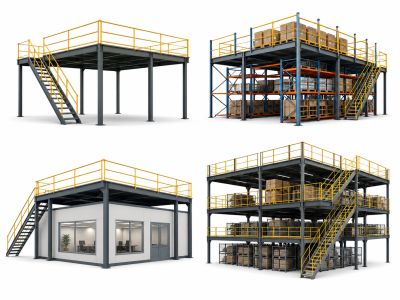 Quels sont les différents types de mezzanine industrielle ?