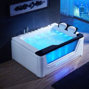 Baignoire Balnéo en Îlot - Archipel® ILO AIR 150 - Nano jets - 2