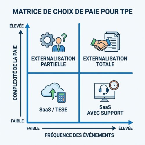 Matrice de choix de paie pour TPE.
