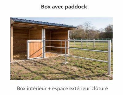box avec paddock