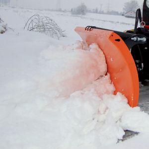 Pelle à neige à roues en métal, pour l'hiver, pour parc, jardin, trottoir