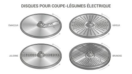 Disques pour coupe-légumes électriques
