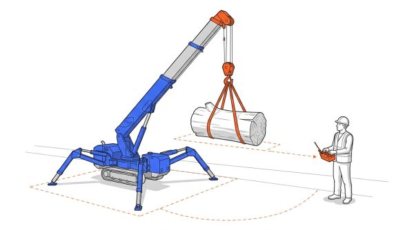 Démontage par mini grue pour élagage