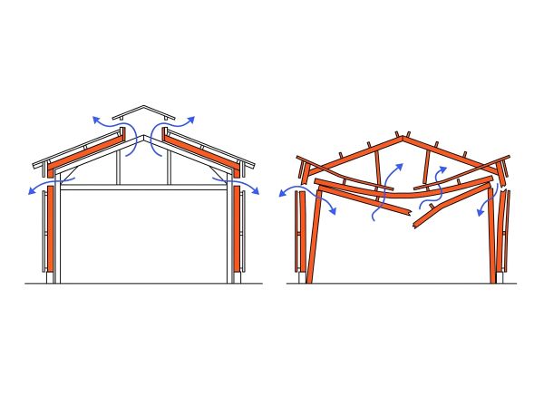 Comparatif structure saine ou abimée rénovation