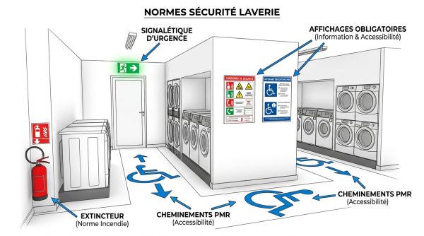 Normes sécurité laverie