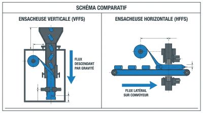 comparatif ensacheuse verticale vs horizontale