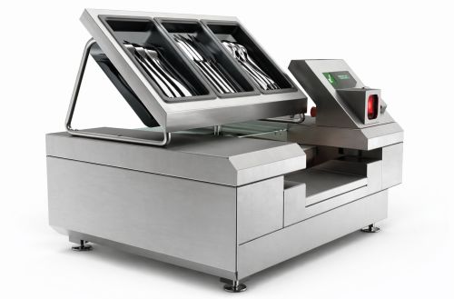 Distributeur de couverts en acier inoxydable