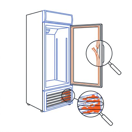 Entretien vitrine réfrigérée joints