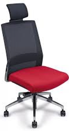 Fauteuil chaise siège de bureau pivotant réglable ergonomique avec  accoudoir blanc 0502020