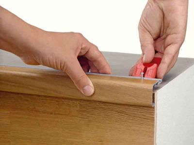 Installation de nez de marche