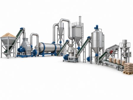 ligne complète fabrication pellet