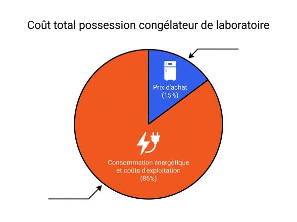 Coût total possession congélateur de laboratoire