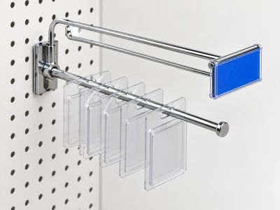 Quel porte-étiquette pour une broche de gondole à tige T ?