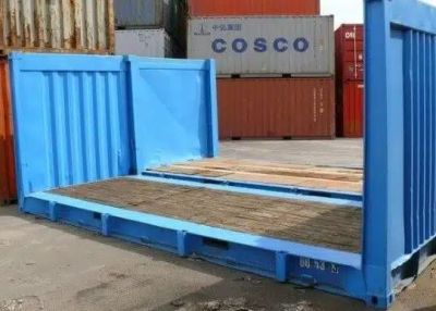 Containers open top ou flat rack pour les marchandises volumineuses Containers open top ou flat rack pour les marchand