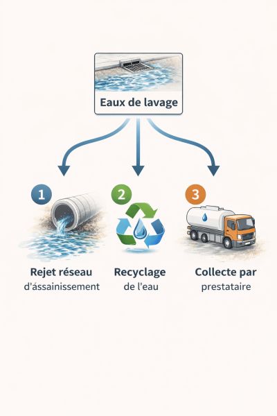 Solutions de gestion des eaux de lavage