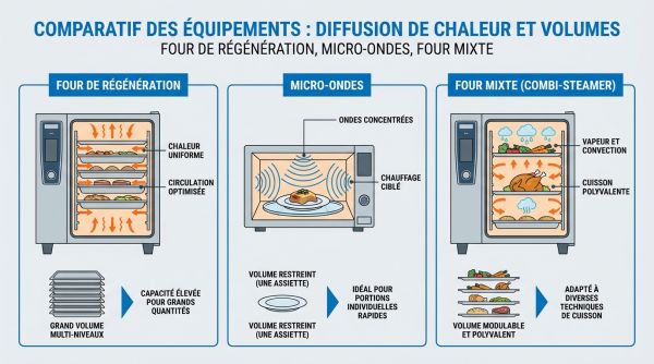 Comparatif four régénération micro ondes
