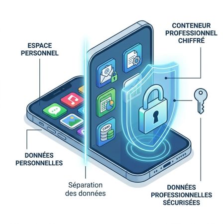 Sécurité et conteneur smartphone pro