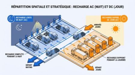 répartition de recharge AC et DC