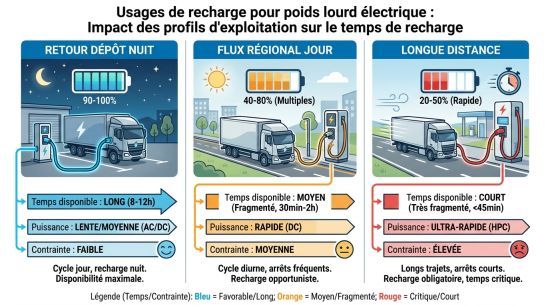 usage de recharge pour poids lourds