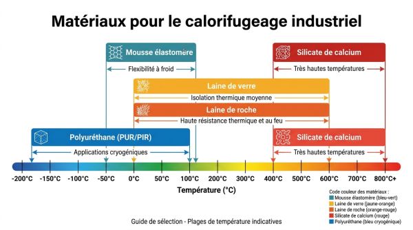 Matériaux pour le calorifugeage industriel