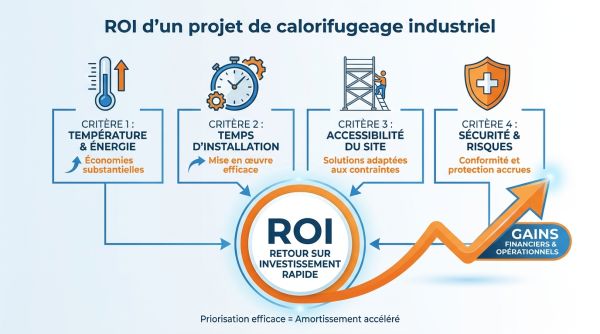ROI d'un projet de calorifugeage industriel