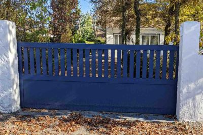  portail acier  Metal Garden